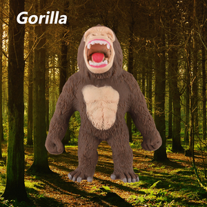 TPR şempanze tasarım anti-stres sıkmak Gorilla maymun oyuncak süper gerilebilir erkek kız için özel Logo yenilik <span class=keywords><strong>Toy</strong></span> oyuncak - Product Image 1