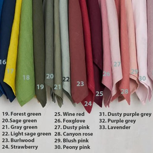 Tela DE LINO DE 180g al por mayor 55% Lino 45% algodón lino europeo de alta calidad para niños de peso medio suave transpirable liso teñido - Product Image 4