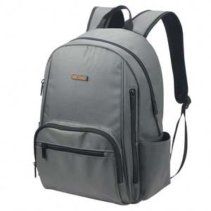 Casual Unisex Student <b>Backpack</b> Fashionable Letter Pattern Custom Logo-Compliant Waterproof Polyester Lining Zipper Closure - Product Image 1