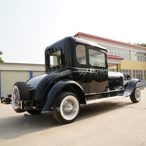Voiture électrique rétro classique vintage fabriquée à la main avec intérieur en cuir pour applications de tourisme, de manoirs et de vignobles - Product Image 6
