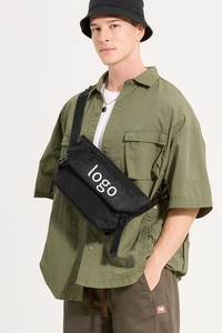 Tas Selempang Pria DICHOS, <span class=keywords><strong>Anti</strong></span> Air, Bahan Oxford, Cocok untuk Kerja, Bersepeda, dan Olahraga Luar Ruangan, Dilengkapi Rantai - Product Image 6