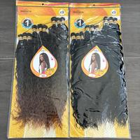 Extensions de cheveux synthétiques tressés de haute qualité, pack unique, pour tête entière, ondulations profondes, Expression Braiding Hair, Ez Braiding Hair pour femmes