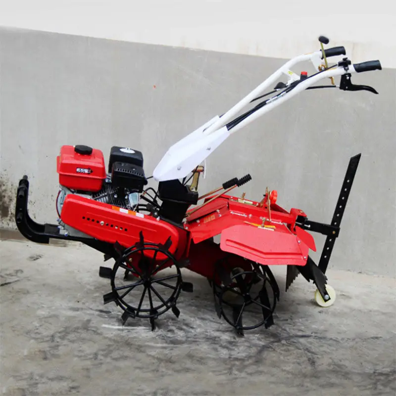 Motor de cultivador de jardín Tigarl gasolina potente cultivador rotativo de 2 filas precio de venta multifunción