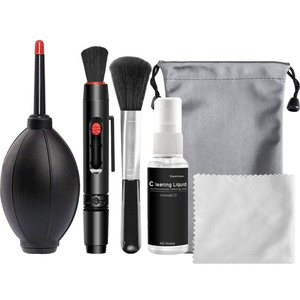 <span class=keywords><strong>Kit</strong></span> de <span class=keywords><strong>nettoyage</strong></span> pour appareils <span class=keywords><strong>photo</strong></span> numériques Fujifilm - Comprend des chiffons et des produits de <span class=keywords><strong>nettoyage</strong></span> pour objectifs sans miroir - Product Image 1