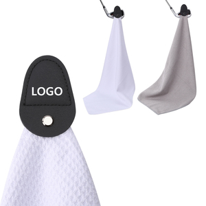 Serviettes de golf magnétiques originales avec clips, <span class=keywords><strong>broderie</strong></span> et impression personnalisées - Product Image 1
