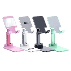 Portable Phone Holder <b>Tablet</b> <b>Stand</b> for iPhone Samsung, Angle Height Adjustable Phone <b>Stand</b>, Foldable Cell Phone <b>Stand</b> for Desk - Product Image 1