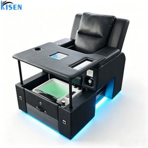 Luxury Modern Professional Lounge Manicure Foot Spa Reclining Electric Massage Nail Beauty Salon Pedicure <b>Chair</b> for Nail Salon - Product Image 5