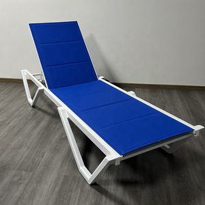 Moderno Patio Jardín Chaise Lounge Silla Muebles <span class=keywords><strong>Playa</strong></span> al aire libre Aluminio Tumbonas para exterior - Product Image 3