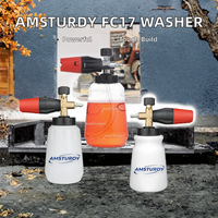 Pour pistolet à mousse électrique en laiton FC17-Nettoyeur haute pression commercial avec lance à mousse de neige