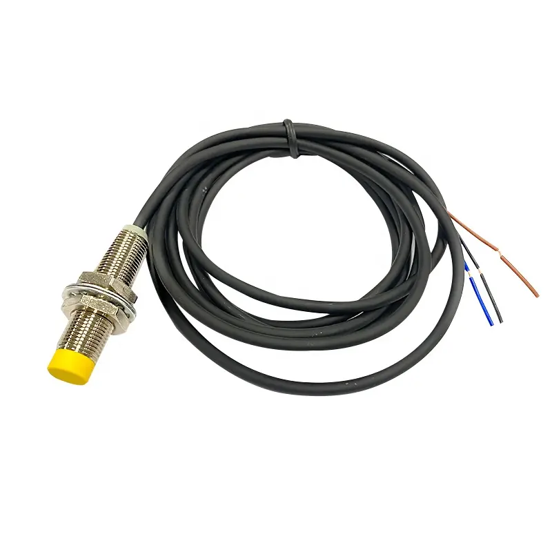 Induction Proximity Switch Intelligent Induction Sensor Proximity Sensor Cylindrical Tube Signal Receiving Distance 4MM