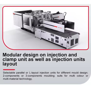 Machine de moulage par injection à haute performance, à deux plateaux, avec une force de serrage de 5500 kN - Product Image 3