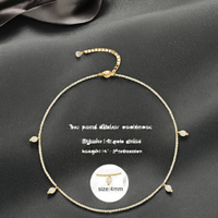 Mode plaqué or lLink chaîne étoile Style naturel blanc riz perle charme collier ras du cou pour la vente en gros