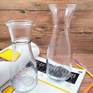 Bouteille en verre vide transparente avec logo en relief, à large ouverture, 12oz 16oz, pour eau minérale, limonade, jus, lait - Product Image 3