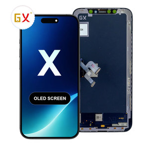 Écran OLED LCD GX en gros pour iPhone X, assemblage complet d'écran tactile en verre, remplacement d'écran de téléphone portable - Product Image 1