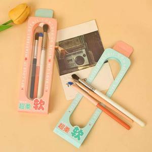 Sfy Love It <b>Makeup</b> Brush Set 3Pc Synthetic Hair Soft Foundation Contouring Brush Portable Cosmetic <b>Tool</b> Kit - Product Image 3