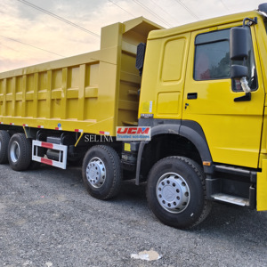 Camion benne d'occasion Howo 8x4 / 6x4, Sinotruk, 12 pneus, 12 roues / 10 roues, 50 tonnes, prix usine - Product Image 5