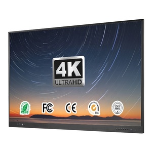 Hot bán 75 inch bảng tương tác với chống kính 20 cảm ứng di động tương tác thiết bị hiển thị thông minh Bảng Trắng - Product Image 2