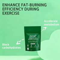 Gummies brûle-graisses. Extrait de grains de café vert et de guarana. Soutient le métabolisme et l'énergie. Faible teneur en sucre, végétalien. OEM.