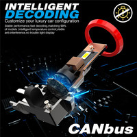 TF150 H1 H4 phares Led H11 9005 haute luminosité canbus étanche importé 3075 puce phare ampoule 6000k 12v auto lampe