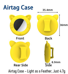 Soporte Luminoso para Collar de Gato con <span class=keywords><strong>AirTag</strong></span> para Apple <span class=keywords><strong>AirTag</strong></span> <span class=keywords><strong>2021</strong></span>, Funda Protectora de Silicona para Collar de Perro o Cachorro - Product Image 4