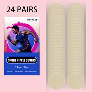 Vente en gros Autocollant de mamelon de sport invisible Couvre-mamelons de course jetables et étanches pour hommes - Product Image 3