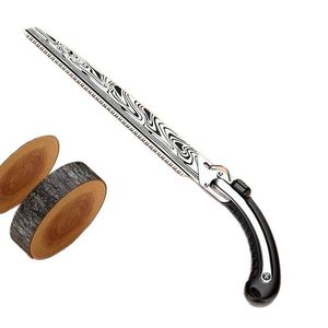 Damascus Steel Hand Saw 12 In High Speed <b>Woodworking</b> Tree Cutting <b>Tool</b> - Product Image 5