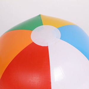 Pelota de Juguete Acuática para Niños con Logotipo Personalizado Impreso al por Mayor, Pelota de Playa Inflable de Seis Colores para Publicidad - Product Image 4