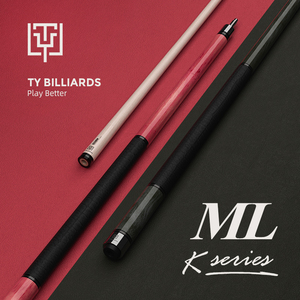TY Nouveauté, série ML-K, queue de <span class=keywords><strong>billard</strong></span>, pointe de 12,5 mm, manche en érable, joint radial, revêtement en cuir absorbant, taco de billar - Product Image 1