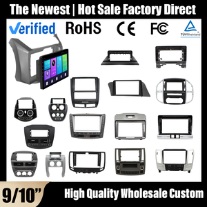 Cadre d'autoradio 2 DIN pour voiture, style usine, pour lecteur DVD, autoradio, système audio, Android et radio - Product Image 3