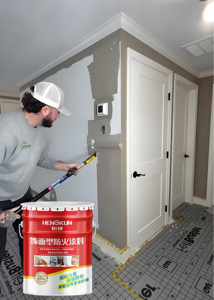 Trang trí nội thất chống cháy gỗ Lớp phủ chống cháy gỗ intumescent vật liệu chống cháy gener - Product Image 2