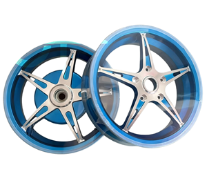 Jantes en aluminium gravées CNC pour VESPA - 12*3.0J Avant/Arrière, jantes personnalisées légères, résistantes aux climats tropicaux - Product Image 4
