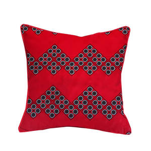 Funda de Almohada con Estampado Kizomba Samakaka Ankara, Tela Africana con Patrón de Cera para Diseño de Cojines, Decoración del Hogar - Product Image 1