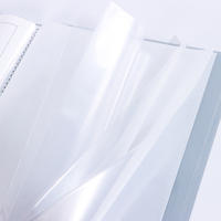 Carpeta de Presentación Personalizada con Cubierta de PP A4, 30 Bolsillos, Transparente, Impermeable, para Oficina
