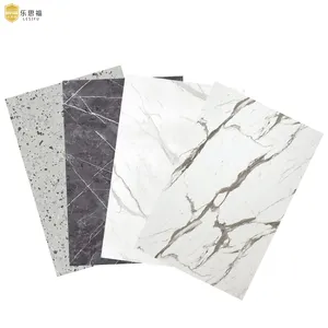 Lesfu-Lámina de papel laminado de mármol, panel laminado de superficie de aspecto de mármol, tablero de mármol de alto brillo