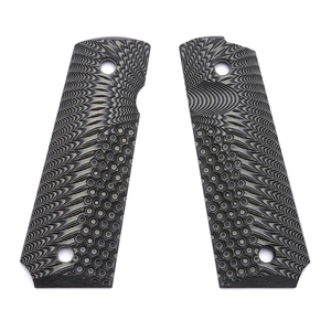 Cachas 1911 Empuñaduras de Perla Sintética Mecanizadas por CNC de Alta Precisión para Colt 1911 de Tamaño Completo 1:1 con Medallón de San Judas/Punisher - Product Image 6