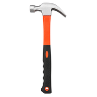 Marteau à griffes en acier au carbone 8oz 16oz 24oz, multi-usages, avec poignée plastifiée, pour le bricolage, vente en gros
