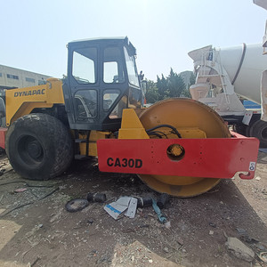 Used Dynapac CA30D CA25 CA602 CC421 CA301 Single Drum Tire Roller <b>Gasoline</b>/Cummins Engine High Digging Power 12Ton 75KW Stock - Product Image 4