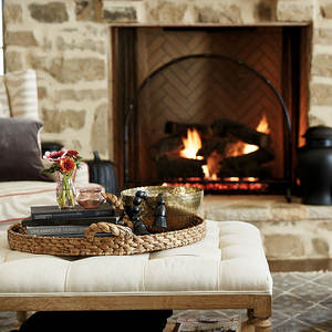 Plateau de table à thé en jacinthe d'eau en rotin Plateau à pain attrayant pour la décoration de Noël Produit chaud - Product Image 2