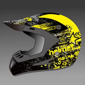 Bambini giovani adulti off road dirt bike caschi ATV Motocross full face casco moto per bambini