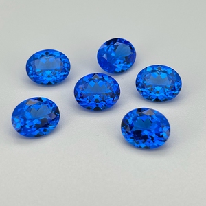 Tổng hợp màu xanh <span class=keywords><strong>Spinel</strong></span> 111 # màu hình trái tim 5x5mm lỏng đá quý đối với trang sức - Product Image 4