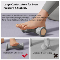 Produits de bien-être en gros, prix d'usine, rouleau de massage des pieds vibrant électrique, outil de relaxation portable pour la maison et le bureau