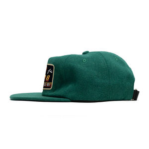 Vintage Stijl 5 Paneel Ongestructureerde Groene Custom Borduurwerk Patch Logo Mannen Custom Verstelbare Snapback Hoed Cap - Product Image 2
