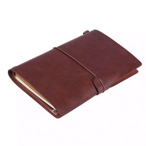 MY MOON PIE Carnet de voyage A5 en cuir PU classique, style imprimé, journal rechargeable, logo personnalisé, reliure, 120 feuilles - Product Image 1