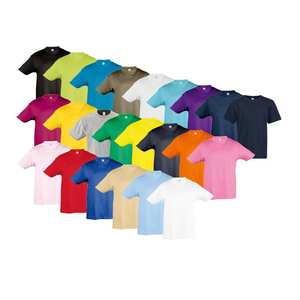 T-shirt uni à col rond pour garçons, couleur inaltérable après plusieurs lavages, vitalité durable pour les jeux et les tenues décontractées - Product Image 3