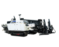 Foreuse directionnelle horizontale sur chenilles XZ280 à moteur diesel avec pompe de boîte de vitesses pour puits d'eau, profondeur 280 m