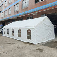 Abri de voiture en acier moderne multifonctionnel 5x10m - Abri commercial pour événements en plein air, garage pour voiture domestique, durable, imperméable