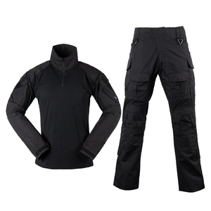 שחור חולצת Combat מכנסיים סיטונאי הסוואה טקטי מדים ספק - Product Image 1