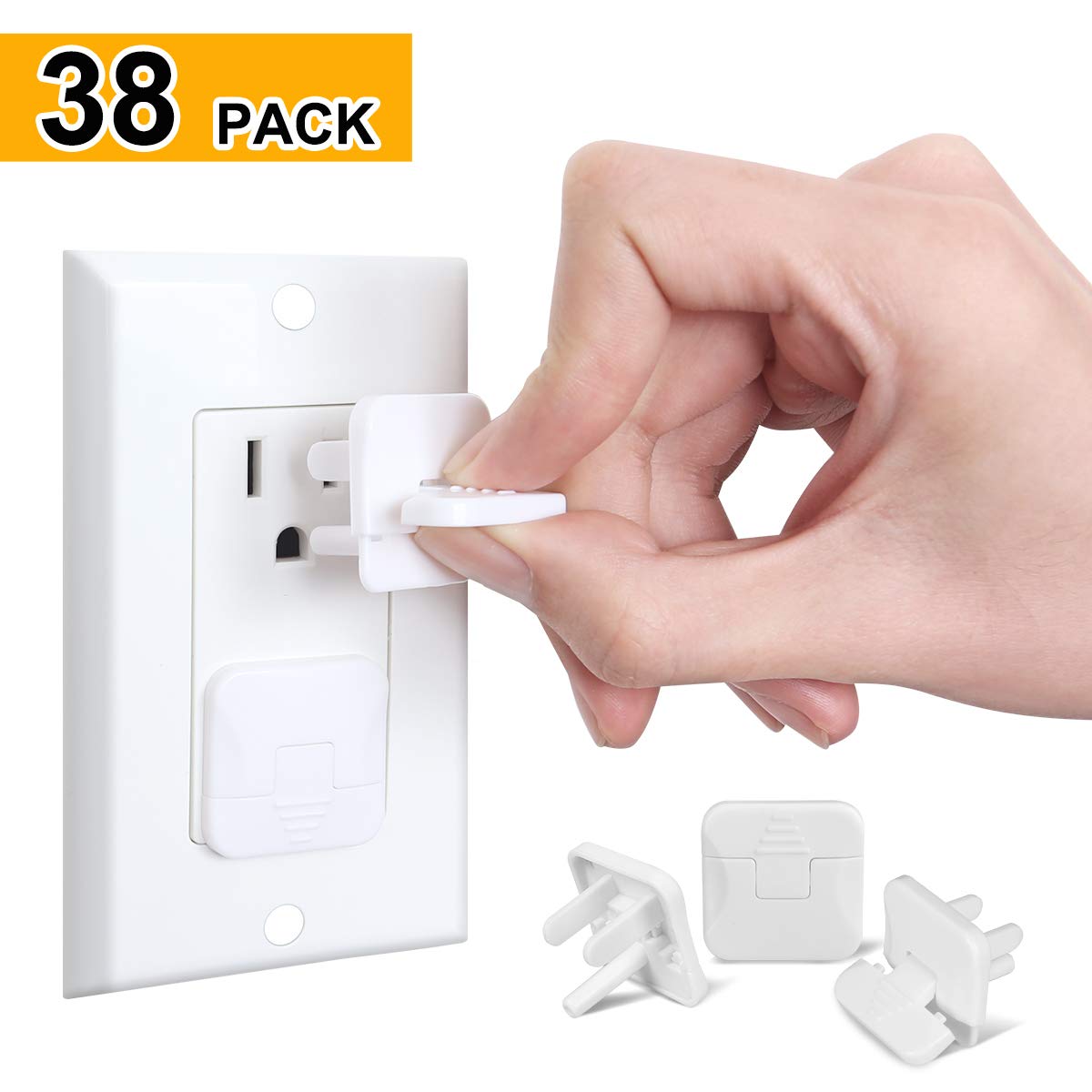 Prodigy OL008 Baby Safety Power Socket Cover Electric Plug Protector Plastic Outlet Covers Electrical Safety Product