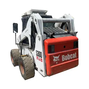 Hoge Prestaties Gebruikte Mini Bobcatt Skid Stuur Loader Bobcat S300 Mini Wiel Backhoe Loader Kleine Graafmachine
