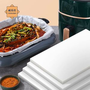 50gsm Non-Stick Precut <b>Baking</b> <b>Parchment</b> Paper Grilling Air Fryer Steaming Cup Cake Cookie 60*40cm Grilling Fish Paper 500pcs - Product Image 2